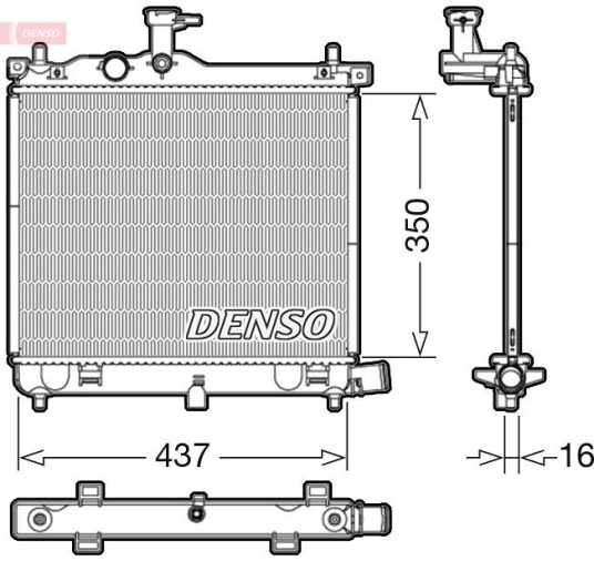 Radiator DENSO DRM41009 Radiator DENSO DRM41009