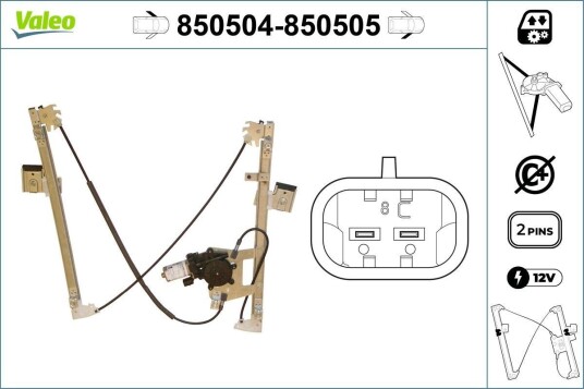 Vindusheis VALEO 850505