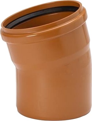 Uponor 200 Mm 15 Gr. Pvc-Kloakbøjning