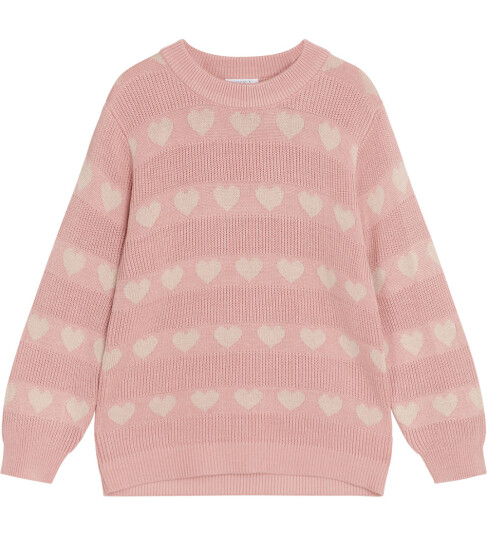 Hust And Claire Genser Strikk Bambus Pos Dusty Rose 74 Genser Rosa
