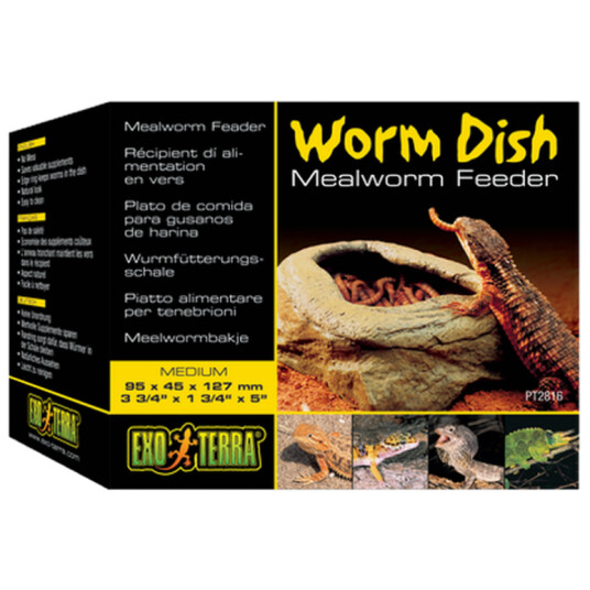 Maskeskål Mealworm Feeder For Reptiler Brun 13 X 9.5 X 4.5 cm Maskeskål Mealworm Feeder For Reptiler Brun 13 X 9.5 X 4.5 cm