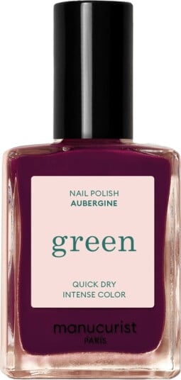 Manucurist Green Nail Polish 15 ml Aubergine