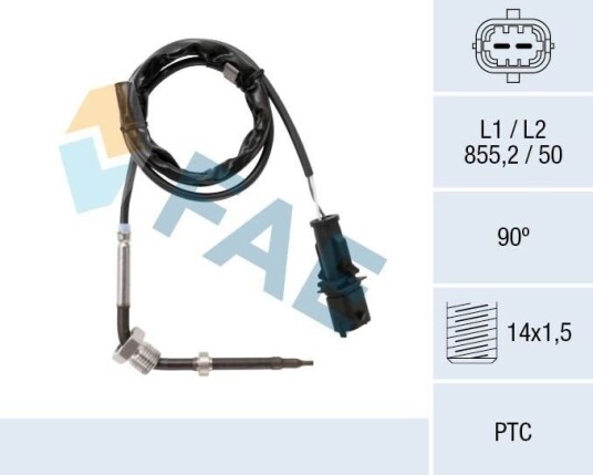 Sensor, eksostemperatur FAE 68086