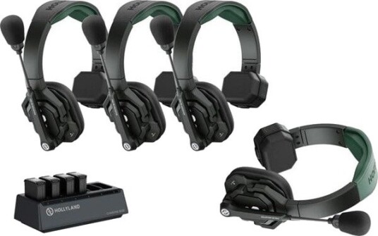 Hollyland Solidcom SE Pro- 4 Person Noise Cancelling Headset Intercom (5601PRO-4S)
