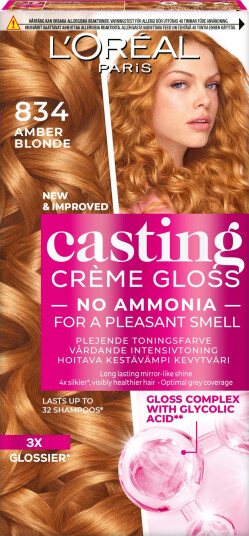 Loreal Paris Casting Crème Gloss 834 Caramel Blonde Loreal Paris Casting Crème Gloss 834 Caramel Blonde