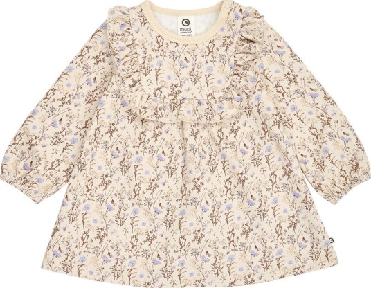 Müsli Kjole Kornblomst Oak/Valnøtt/Mauve Müsli 2 år (92) Kjole Beige Brun Lilla