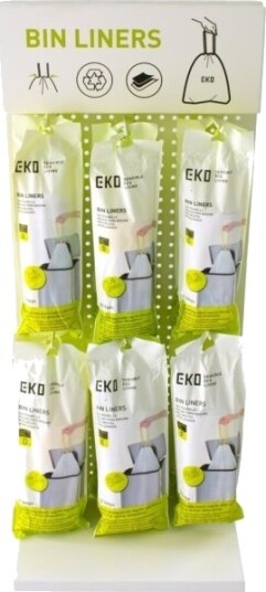 Affaldspose Med Snøreluk Eko Hvid Mdpe 35X40cm   24 Stk.