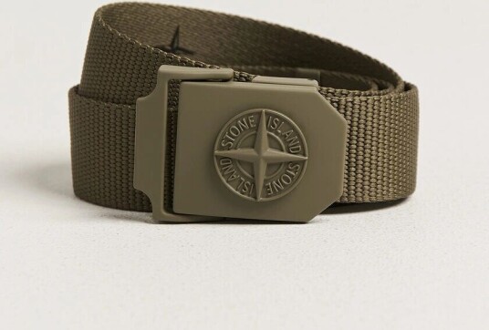 Stone Island Textile Belt Military Green