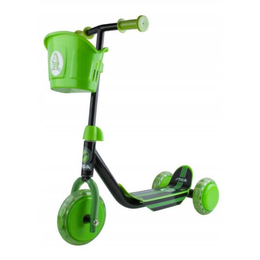 STIGA Mini Sparkesykkel 3W Svart/Grønn