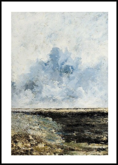 Seascape By August Strindberg Plakat Plakat / 21x30cm