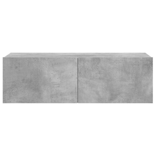vidaXL TV-benk betonggrå 100x30x30 cm sponplate