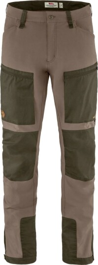 Fjellreven Men"s Keb Agile Trousers Suede Brown dark Olive XL