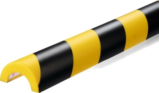 Durable 1115130 Polyuretan Pu Svart Gult Avrundet 1000 Mm 50 Mm 3 Cm