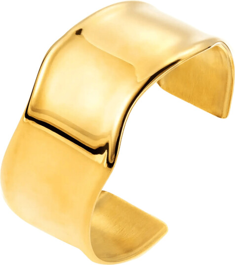 By Jolima Cuff   Gold   ONE SIZE 6 cm