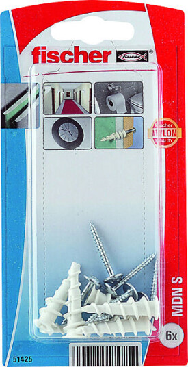 Fischer gisplugg driva mini nylon mdn