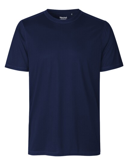 Neutral Organic   Recycled Performance T shirt Blå