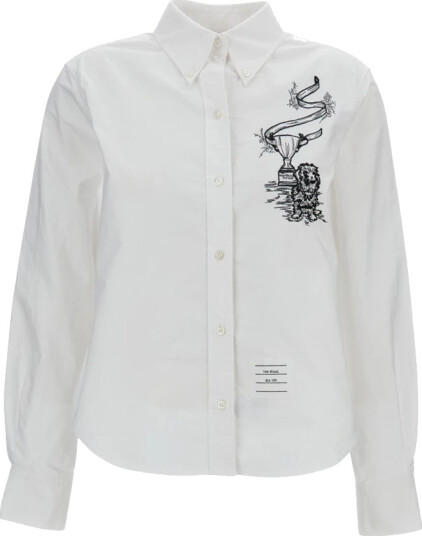 Thom Browne Dame Bluser & Skjorter Hvit S, Thom Browne Dame Bluser & Skjorter Hvit S,
