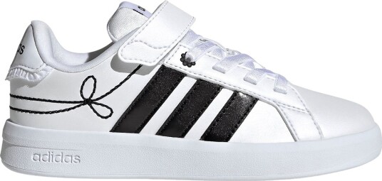 adidas Ytelse Sko   Grand Court 3.0 GIR   Ftwwht/Cblack/Hir   Adidas Performance   34   Sko Hvit Svart