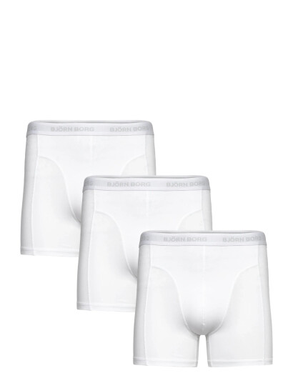 Björn Borg Cotton Stretch Boxer 3P - White - XXL Björn Borg Cotton Stretch Boxer 3P - White - XXL
