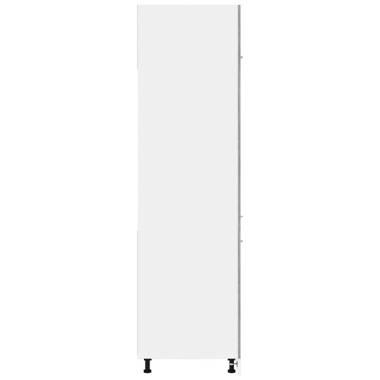 vidaXL H?yskap til kj?leskap gr? sonoma 60x57x207 cm konstruert tre vidaXL H?yskap til kj?leskap gr? sonoma 60x57x207 cm konstruert tre