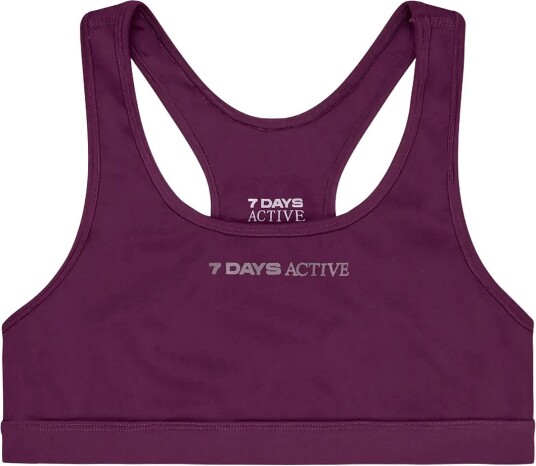 7 DAYS Active Body Signature Bra   Purple   S