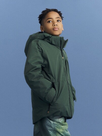 Name It Slope 10 Jacket Ski Edition Grønn 140