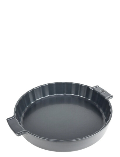 Peugeot Appolia Keramisk Tærtefad Mat Sort 28 Cm   Grey   Ø 28 CM