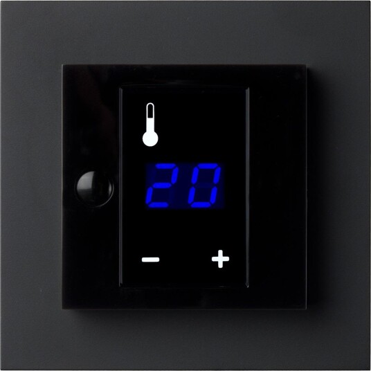 Elko Plus Termostat med display 3600 W Svart Varme