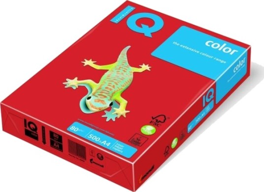 Mondi Kopipapir/Kseropapir Iq Color A4 80 G Rød 500 Ark