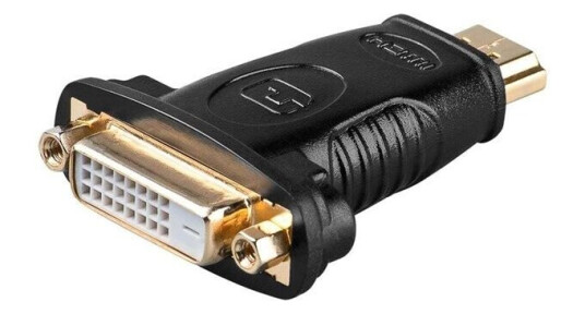 Pro DVI-D til HDMI Adapter 19-pin - Svart Pro DVI-D til HDMI Adapter 19-pin - Svart