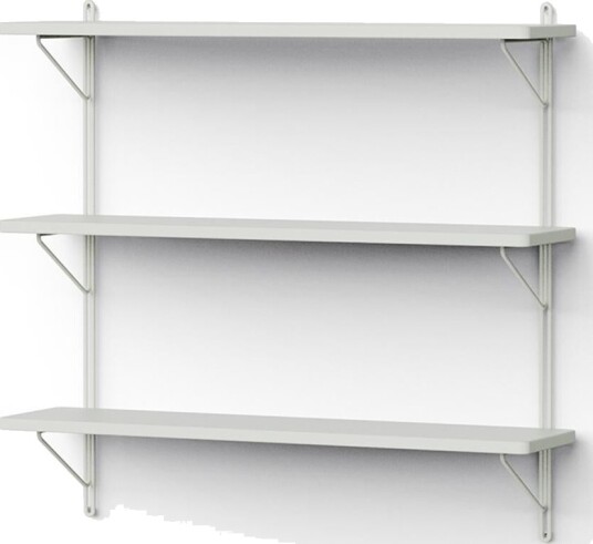 NINE Vegghylle 60x15x60 Lysegrå