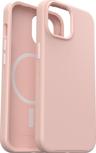 OtterBox Symmetry-deksel med MagSafe (iPhone 15) Rosa