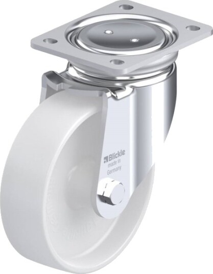 Blickle 755113 Luh-Po 160G Styrehjul, Hjuldiameter 160 Mm, Bæreevne Maks. 450 Kg (1 Stk)