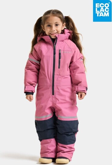 Didriksons Falken Kids' Coverall Heather Pink