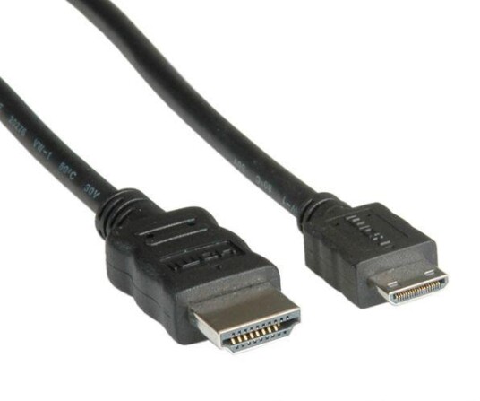 VALUE HDMI HS Cable+Ethernet. A-C. M/M. Black 2.0m Factory Sealed
