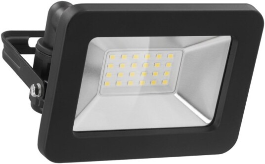 Goobay LED-strålkastare för utomhusbruk, 20 W med 1700 lm, neutralt vitt ljus (4000 K) och M16 kabelgenomföring, lämplig för utomhusbruk (IP65)