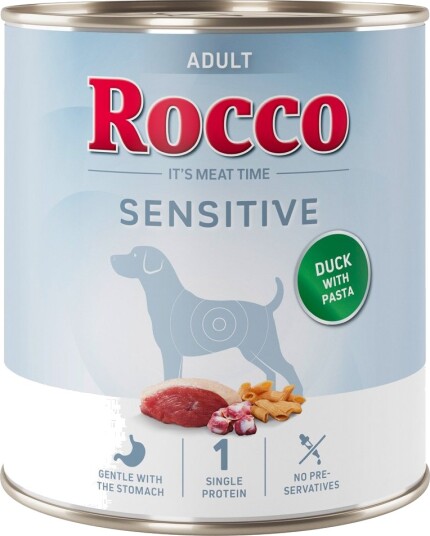 Rocco Våtfôr Sensitive 24 X Ny Oppskrift And Med Nudler 400 800 G 24 X 800 G