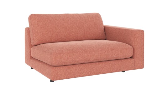 Rowico Home Duncan 1,5 seters ende H Rød Brenda 52 129 x 103 x 78 cm Rød