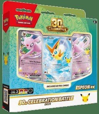 Pokémon 30th Celebration Espeon ex Battle Deck
