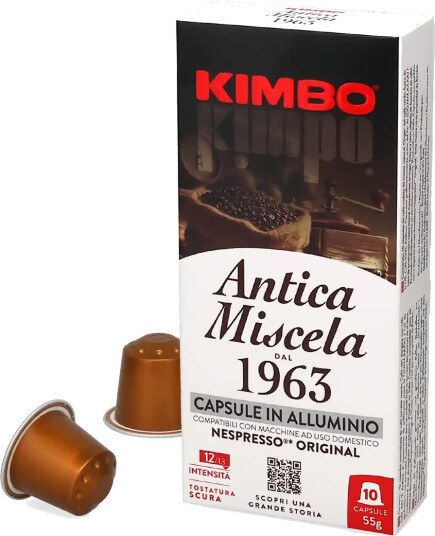 Kimbo | Antica Miscela 10 kapsler til Nespresso®