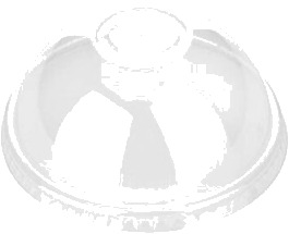 Låg T/Plastglas Udvendig Diameter: 98 Mm Pet Transparent Dome With Hole Pose A 50 Stk Kasse A 40