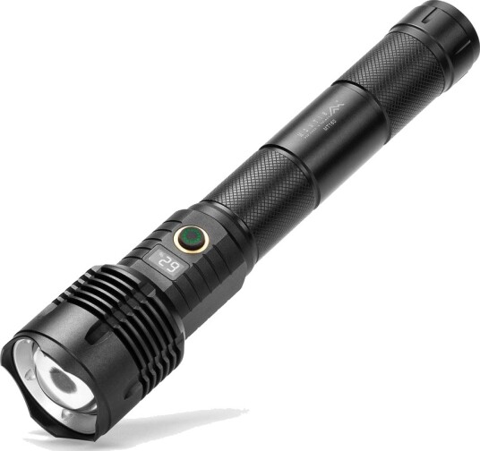 Montis MT160 LED Lykt - 6000mAh, 550lm, IPX4, Zoom - Svart Montis MT160 LED Lykt - 6000mAh, 550lm, IPX4, Zoom - Svart