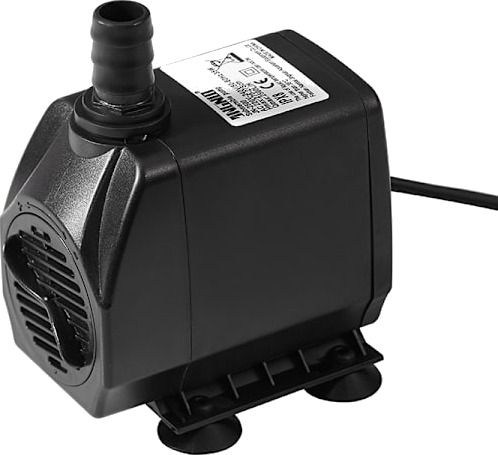 Ultra Quiet nedsenkbar pumpe med fontenepumpe - 1,5 m ledning inkludert [db]