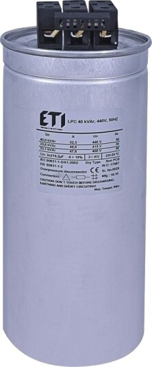 Eti Polam Kondensator Lpc 50 Kvar 400V 50Hz