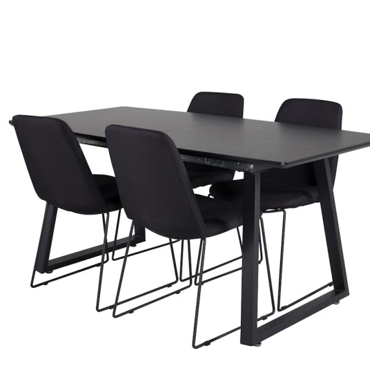Venture Home Spisegruppe Venture Home Ina med 4 Muscot Stoler GR20356 Venture Home Spisegruppe Venture Home Ina med 4 Muscot Stoler GR20356