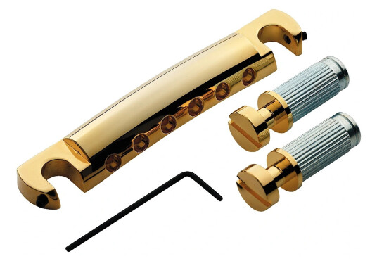 Tonepros T1zsa G - Standard Aluminum Tailpiece Locking Stop Bar - Gull