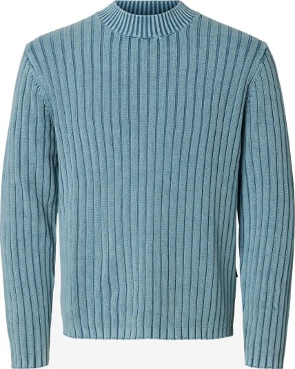 Annarr Anrwell Ls Knit Washed Crew Neck LIGHT BLUE L Annarr Anrwell Ls Knit Washed Crew Neck LIGHT BLUE L