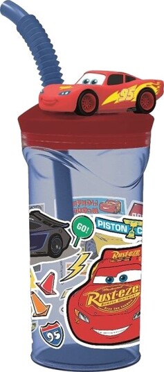 Euromic CARS 3D figurine tumbler water bottle 360 ml Euromic CARS 3D figurine tumbler water bottle 360 ml