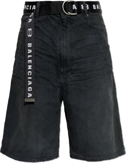 Balenciaga Herre Shorts Svart W32, Balenciaga Herre Shorts Svart W32,