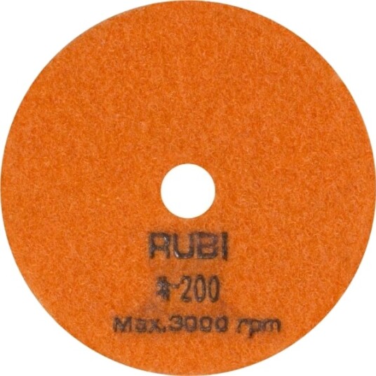 Rubi Polering Overhead 100mm Tørr Tykkelse 200